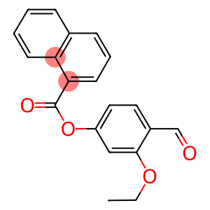 3-ethoxy-4-formylphenyl 1-naphthoate