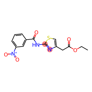 4-Thiazoleacetic acid, 2-[(3-nitrobenzoyl)amino]-, ethyl ester