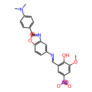 2-[({2-[4-(dimethylamino)phenyl]-1,3-benzoxazol-5-yl}imino)methyl]-4-nitro-6-methoxyphenol