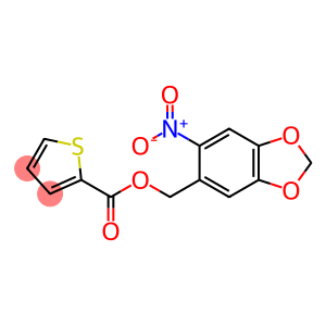 (6-nitro-2H-1,3-benzodioxol-5-yl)methyl thiophene-2-carboxylate