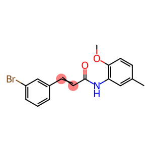 2-Propenamide, 3-(3-bromophenyl)-N-(2-methoxy-5-methylphenyl)-