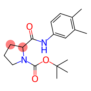 tert-butyl 2-{[(3,4-dimethylphenyl)amino]carbonyl}-1-pyrrolidinecarboxylate (non-preferred name)