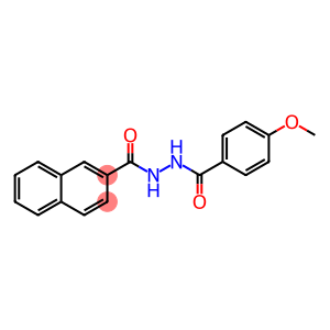 1-(4-METHOXYBENZOYL)-2-(1-NAPHTHOYL)-HYDRAZINE