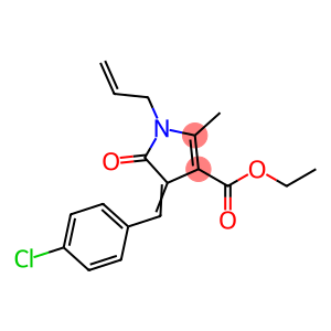 ethyl 1-allyl-4-(4-chlorobenzylidene)-2-methyl-5-oxo-4,5-dihydro-1H-pyrrole-3-carboxylate