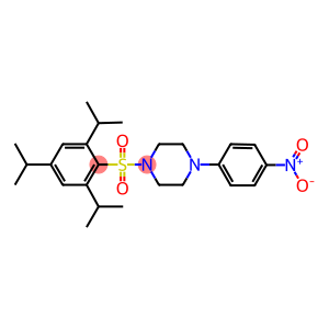 1-{4-nitrophenyl}-4-[(2,4,6-triisopropylphenyl)sulfonyl]piperazine