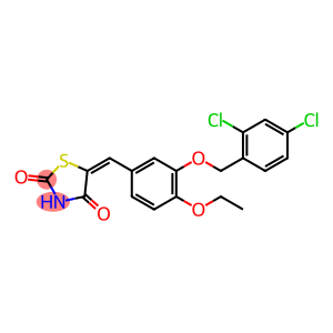 5-{3-[(2,4-dichlorobenzyl)oxy]-4-ethoxybenzylidene}-1,3-thiazolidine-2,4-dione