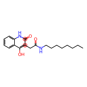 2-(4-hydroxy-2-oxo-1,2-dihydroquinolin-3-yl)-N-octylacetamide