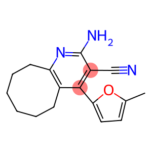 2-amino-4-(5-methyl-2-furyl)-5,6,7,8,9,10-hexahydrocycloocta[b]pyridine-3-carbonitrile