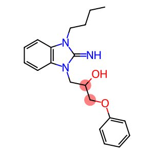 1-(3-butyl-2-imino-2,3-dihydro-1H-benzimidazol-1-yl)-3-phenoxy-2-propanol