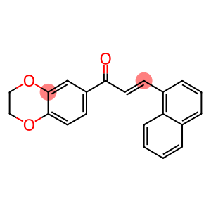 1-(2,3-dihydro-1,4-benzodioxin-6-yl)-3-(1-naphthyl)-2-propen-1-one