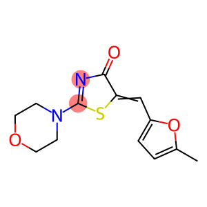 5-[(5-methyl-2-furyl)methylene]-2-(4-morpholinyl)-1,3-thiazol-4(5H)-one