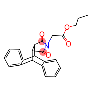 propyl (16,18-dioxo-17-azapentacyclo[6.6.5.0~2,7~.0~9,14~.0~15,19~]nonadeca-2,4,6,9,11,13-hexaen-17-yl)acetate