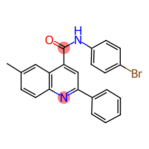 N-(4-bromophenyl)-6-methyl-2-phenylquinoline-4-carboxamide