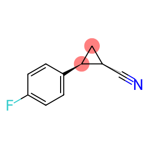 Cyclopropanecarbonitrile, 2-(4-fluorophenyl)-, (1R,2S)- (9CI)