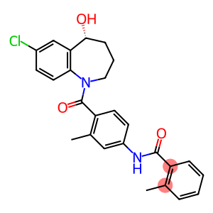 Benzamide, N-[4-[[(5R)-7-chloro-2,3,4,5-tetrahydro-5-hydroxy-1H-1-benzazepin-1-yl]carbonyl]-3-methylphenyl]-2-methyl-