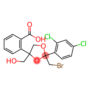 1,3-Dioxolane-4-methanol, 2-(bromomethyl)-2-(2,4-dichlorophenyl)-, 4-benzoate