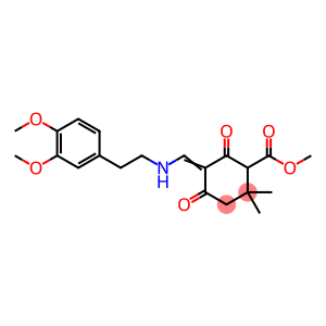 (Z)-methyl 5-(((3,4-dimethoxyphenethyl)amino)methylene)-2,2-dimethyl-4,6-dioxocyclohexanecarboxylate