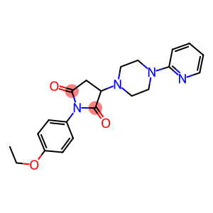 1-[4-(ethyloxy)phenyl]-3-(4-pyridin-2-ylpiperazin-1-yl)pyrrolidine-2,5-dione