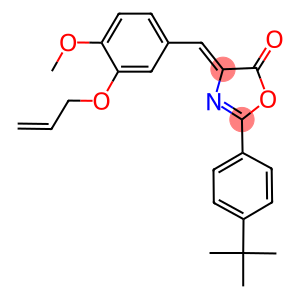 4-[3-(allyloxy)-4-methoxybenzylidene]-2-(4-tert-butylphenyl)-1,3-oxazol-5(4H)-one