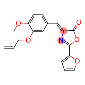 4-[3-(allyloxy)-4-methoxybenzylidene]-2-(2-furyl)-1,3-oxazol-5(4H)-one