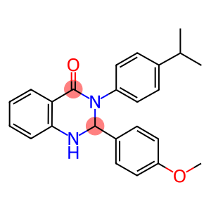 3-(4-isopropylphenyl)-2-(4-methoxyphenyl)-2,3-dihydro-4(1H)-quinazolinone