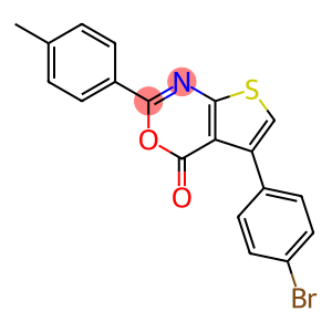 5-(4-bromophenyl)-2-(4-methylphenyl)-4H-thieno[2,3-d][1,3]oxazin-4-one