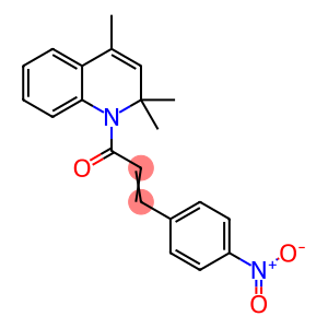 3-(4-Nitro-phenyl)-1-(2,2,4-trimethyl-2H-quinolin-1-yl)-propenone