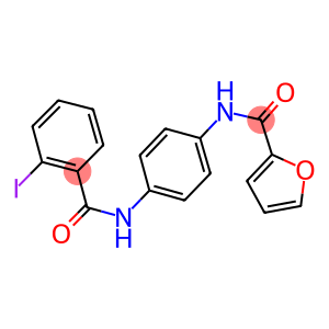 N-{4-[(2-iodobenzoyl)amino]phenyl}-2-furamide