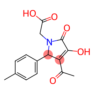 (3-ACETYL-4-HYDROXY-5-OXO-2-P-TOLYL-2,5-DIHYDRO-PYRROL-1-YL)-ACETIC ACID