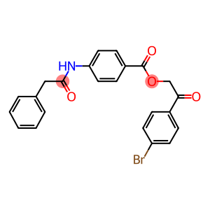 2-(4-bromophenyl)-2-oxoethyl 4-[(phenylacetyl)amino]benzoate