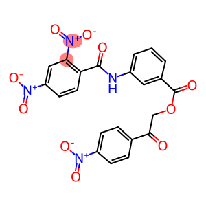 2-{4-nitrophenyl}-2-oxoethyl 3-({2,4-dinitrobenzoyl}amino)benzoate