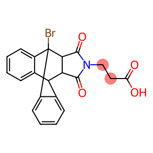 3-(1-bromo-16,18-dioxo-17-azapentacyclo[6.6.5.0~2,7~.0~9,14~.0~15,19~]nonadeca-2,4,6,9,11,13-hexaen-17-yl)propanoic acid