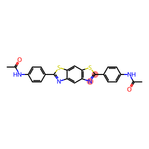 N-(4-{6-[4-(acetylamino)phenyl][1,3]thiazolo[4,5-f][1,3]benzothiazol-2-yl}phenyl)acetamide