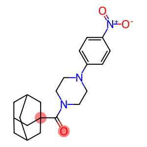 1-(1-adamantylcarbonyl)-4-{4-nitrophenyl}piperazine