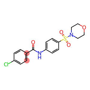 4-chloro-N-[4-(4-morpholinylsulfonyl)phenyl]benzamide