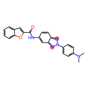 N-{2-[4-(dimethylamino)phenyl]-2H-1,2,3-benzotriazol-5-yl}-1-benzofuran-2-carboxamide