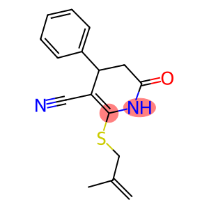 2-[(2-methyl-2-propenyl)sulfanyl]-6-oxo-4-phenyl-1,4,5,6-tetrahydro-3-pyridinecarbonitrile