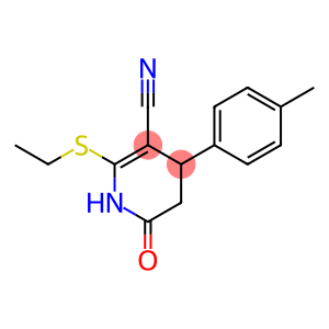 2-(ethylsulfanyl)-6-hydroxy-4-(4-methylphenyl)-4,5-dihydropyridine-3-carbonitrile