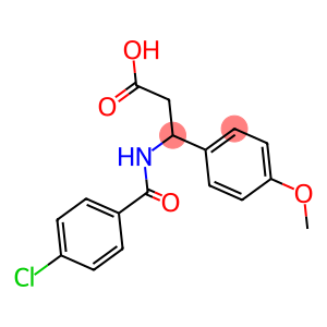 3-(4-CHLORO-BENZOYLAMINO)-3-(4-METHOXY-PHENYL)-PROPIONIC ACID