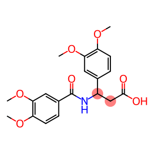 3-(3,4-DIMETHOXY-BENZOYLAMINO)-3-(3,4-DIMETHOXY-PHENYL)-PROPIONIC ACID