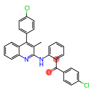 (4-chlorophenyl)(2-{[4-(4-chlorophenyl)-3-methylquinolin-2-yl]amino}phenyl)methanone