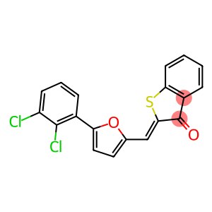 2-{[5-(2,3-dichlorophenyl)-2-furyl]methylene}-1-benzothiophen-3(2H)-one