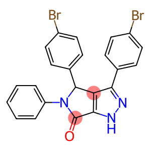 3,4-bis(4-bromophenyl)-5-phenyl-4,5-dihydropyrrolo[3,4-c]pyrazol-6(1H)-one