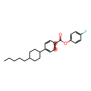 4-FLUOROPHENYL 4-(4-PENTYLCYCLOHEXYL)BENZOATE