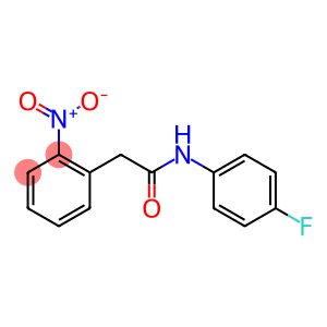 N-(4-fluorophenyl)-2-{2-nitrophenyl}acetamide