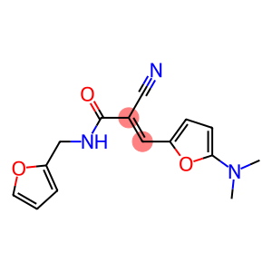 2-Propenamide,  2-cyano-3-[5-(dimethylamino)-2-furanyl]-N-(2-furanylmethyl)-