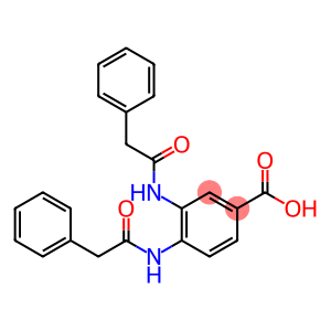 3,4-Bis[(phenylacetyl)amino]benzoic acid