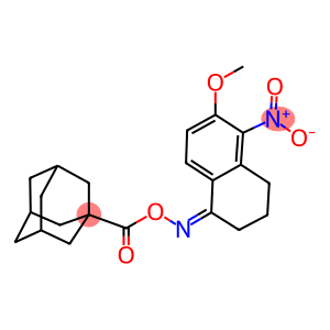 5-nitro-6-methoxy-3,4-dihydro-1(2H)-naphthalenone O-(1-adamantylcarbonyl)oxime