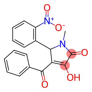 4-benzoyl-3-hydroxy-5-{2-nitrophenyl}-1-methyl-1,5-dihydro-2H-pyrrol-2-one