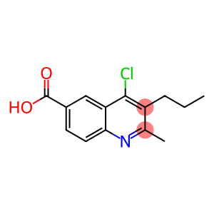 4-Chloro-2-Methyl-3-Propyl-6-Quinolinecarboxylic Acid